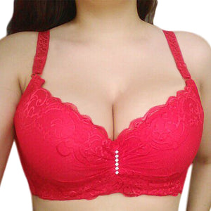 fashion lace thin cup push up bra big size C D cup sexy women underwear brassiere gather bralette lingerie Dropshipping