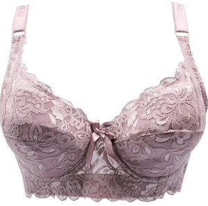 2019 Plus Large Big Size Bralette Lace Bras for Women's Bra Underwear Sexy Lingerie Super Push up Brassiere